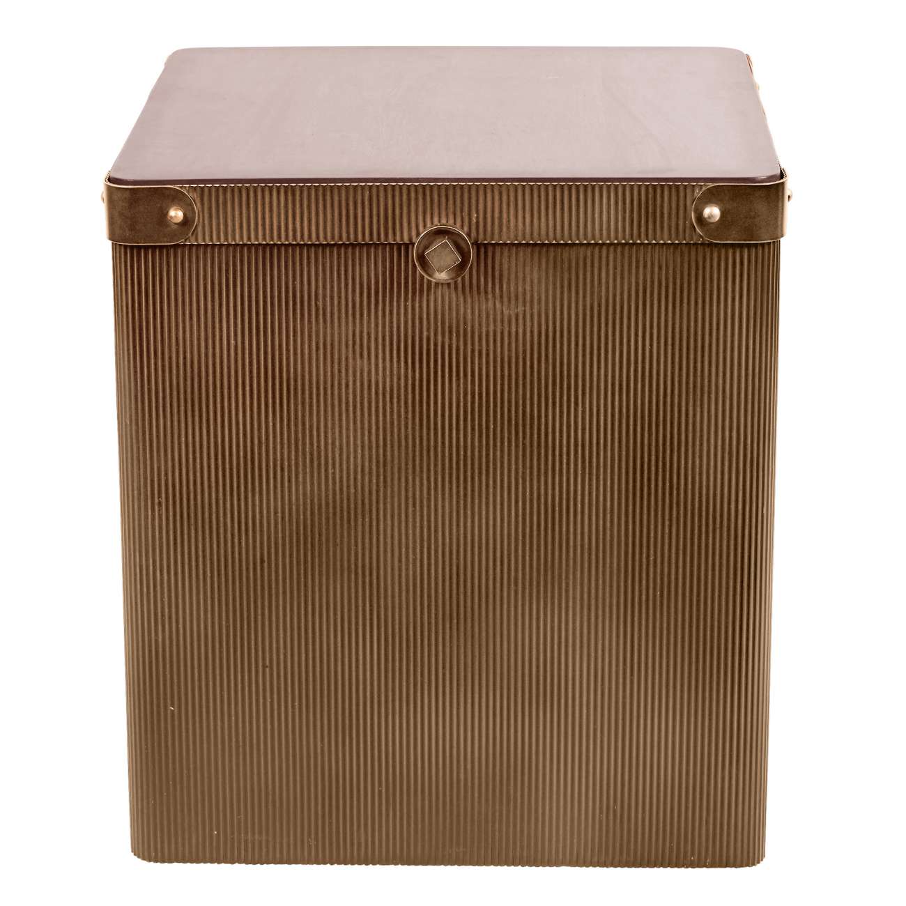 Corrugated Golden lamp Table 56cm