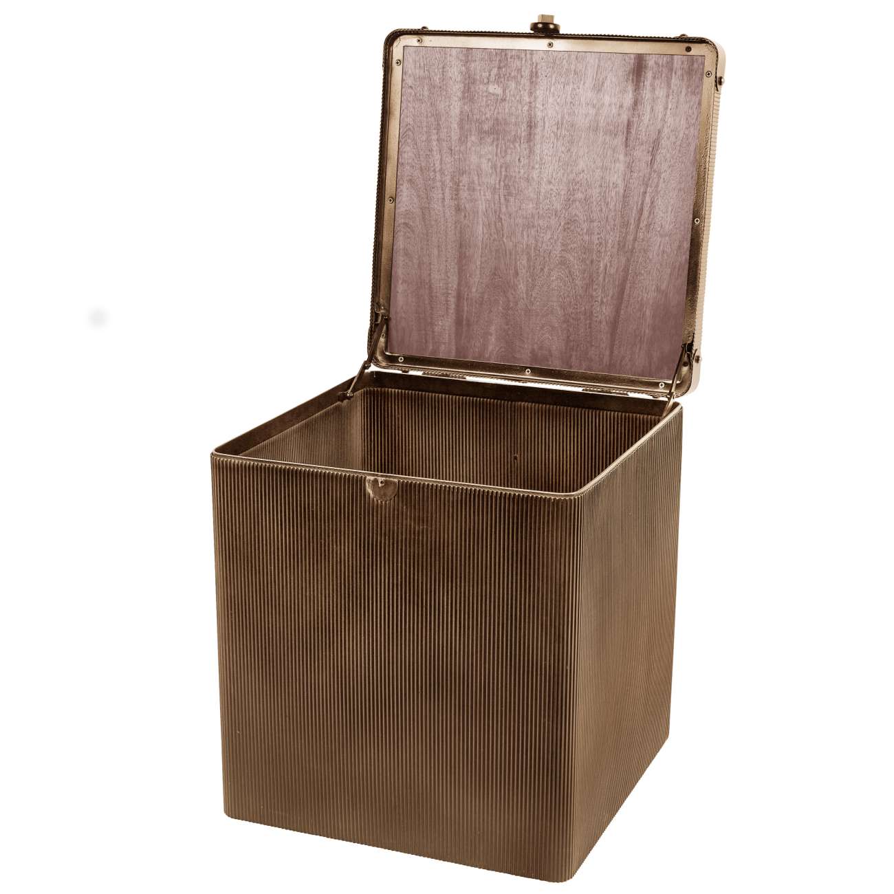 Corrugated Golden lamp Table 56cm