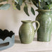 Green Harrison Stoneware Handle Jug 16cm