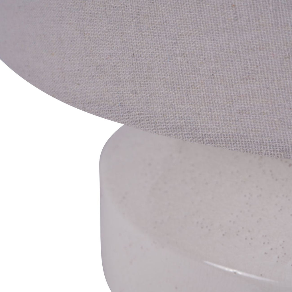 Terracotta Table Lamp White 45cm