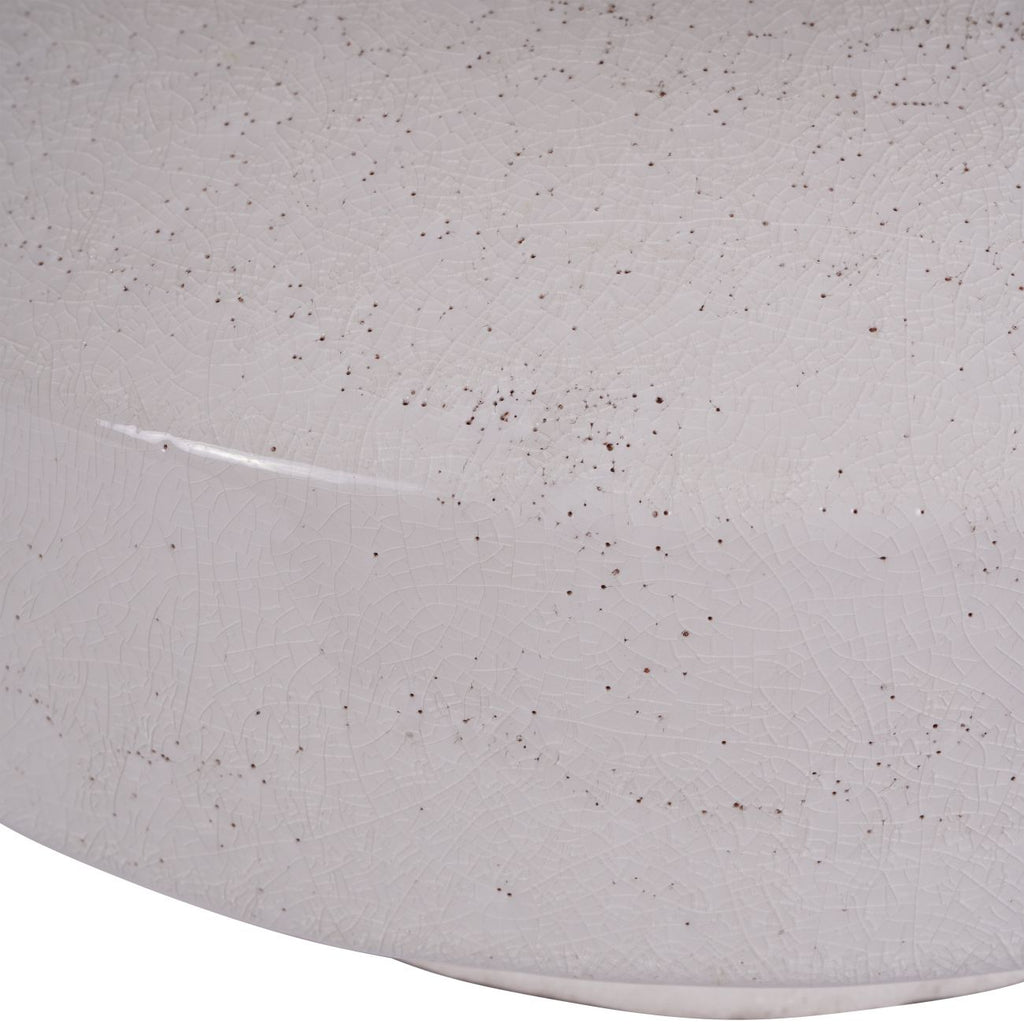 Terracotta Table Lamp White 45cm