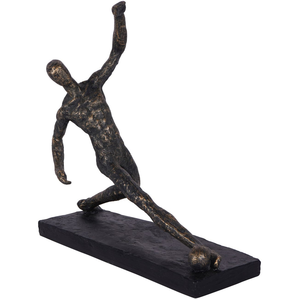 Football Player Sculpture 34cm