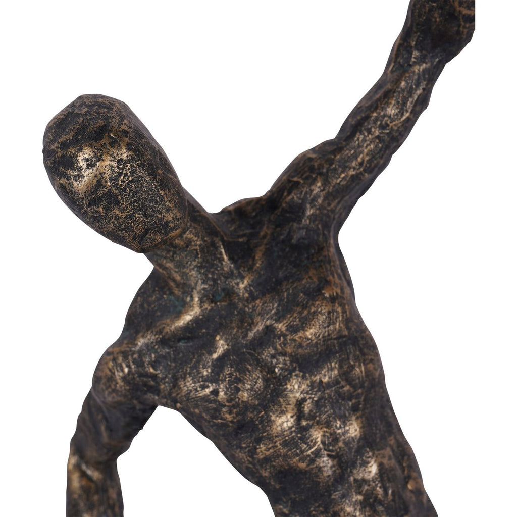 Football Player Sculpture 34cm