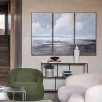 Hazy Horizons Framed Wall Art Set of Three 60cm Wide (Each) | Annie