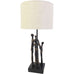 Family Sculpture Lamp with Shade 53m