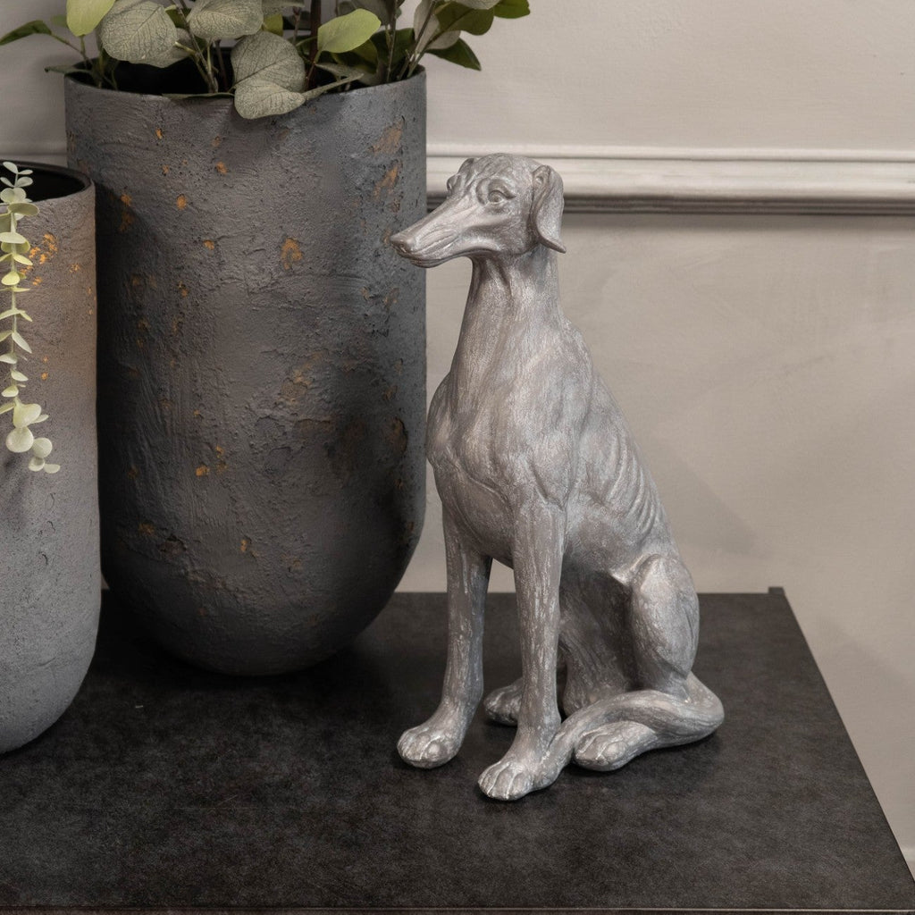 Baxter Large Sitting Dog Sculpture 47cm | Annie Mo's