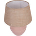 Aubrey Dusky Pink Ceramic Table Lamp 38cm