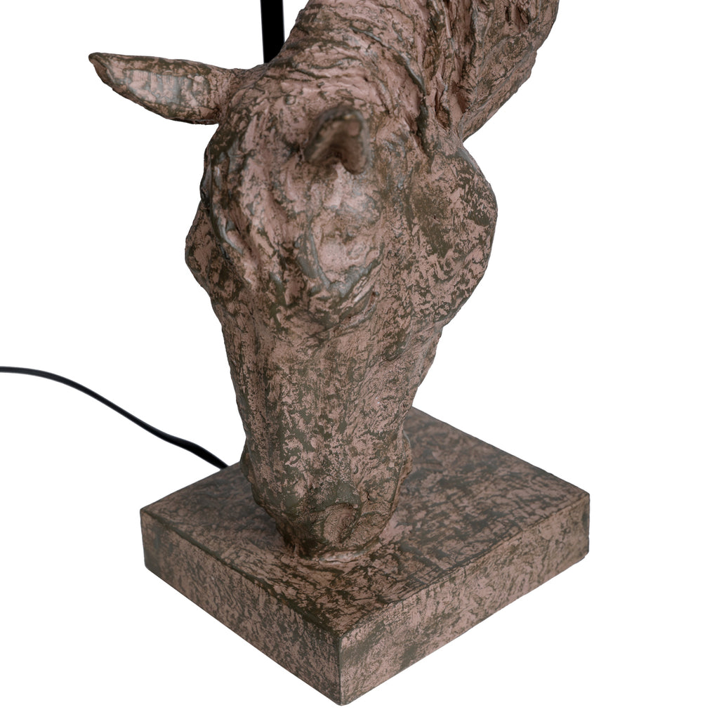 Delia Horse Lamp with Shade 56cm