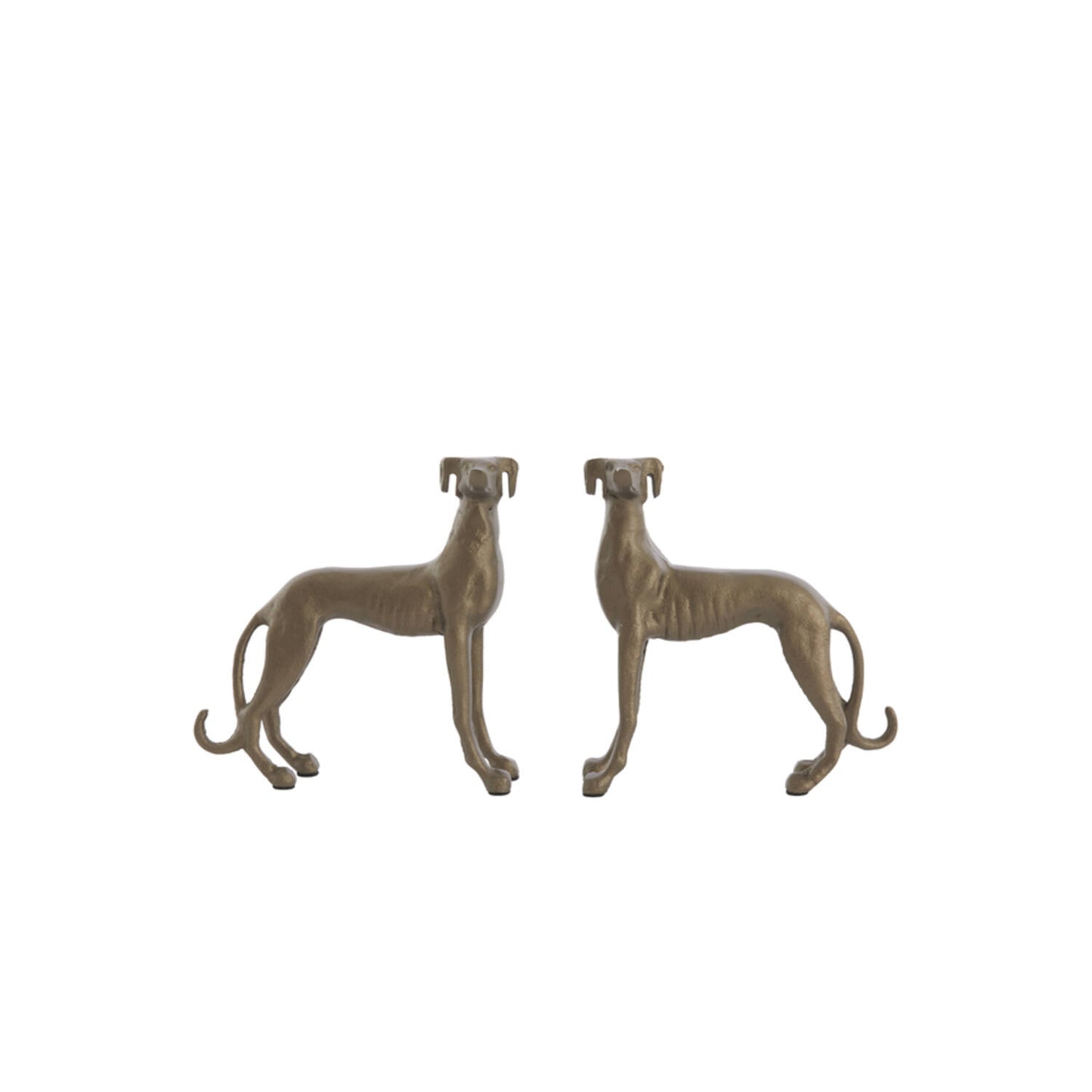 Bronze Effect Metal Dog Ornament 18cm - Style Choice