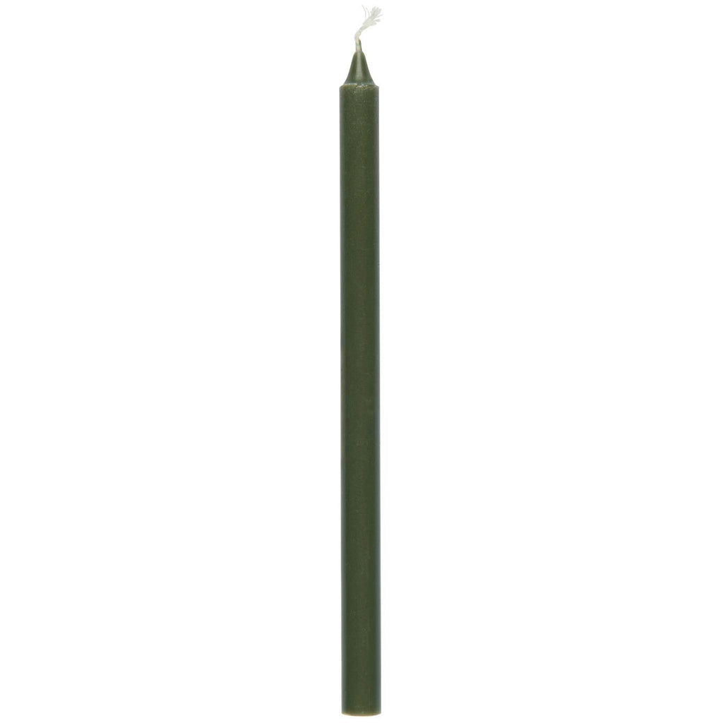 Moss Green Taper Candle 20cm | Annie Mo's