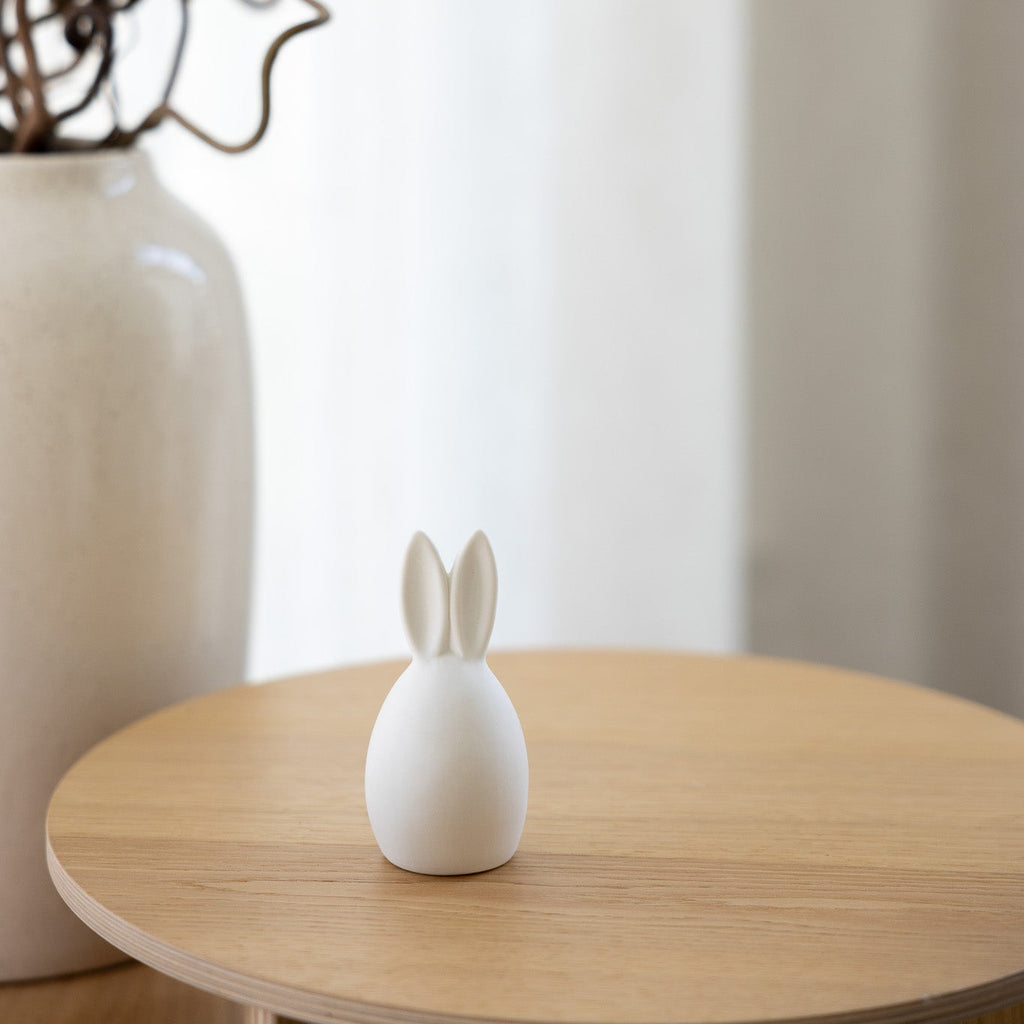Emma White Matt Ceramic Easter Bunny 10cm | Annie Mo's