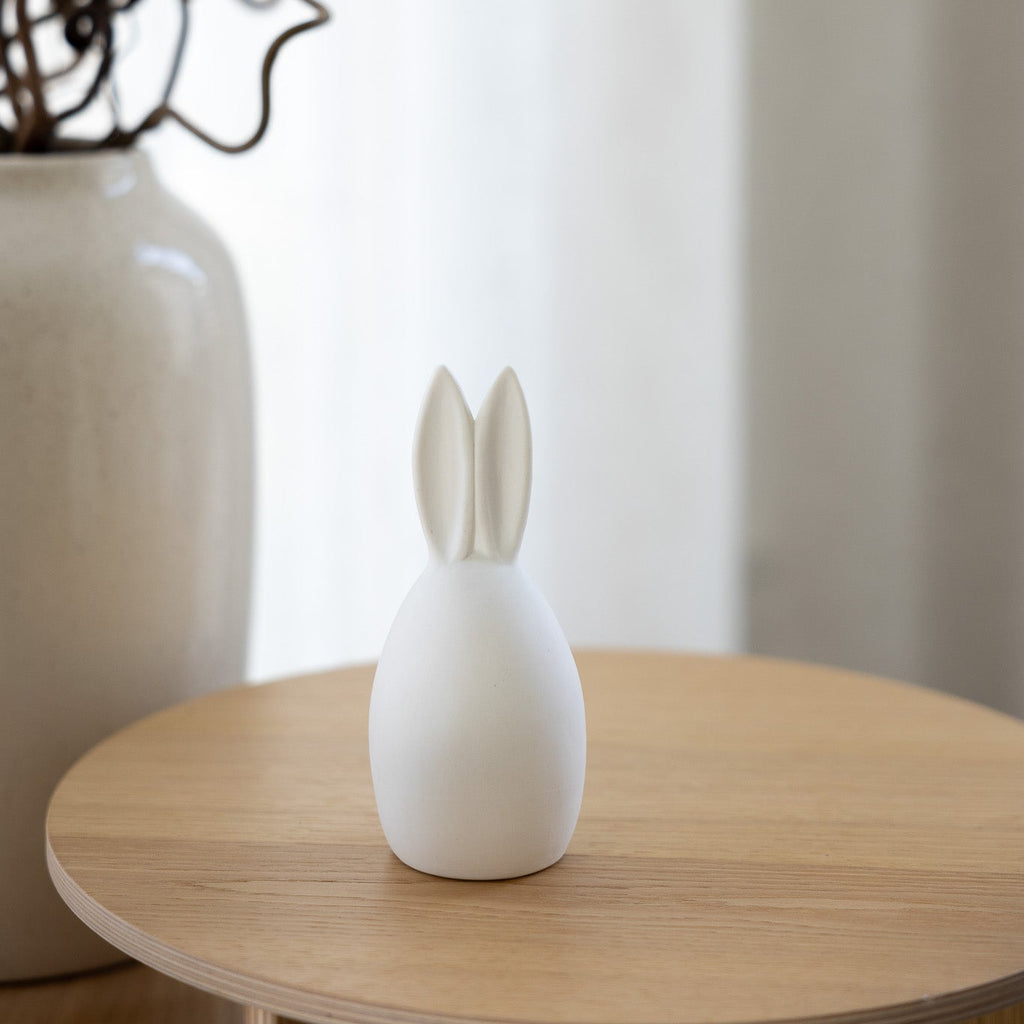 Emma White Matt Ceramic Easter Bunny 15cm | Annie Mo's