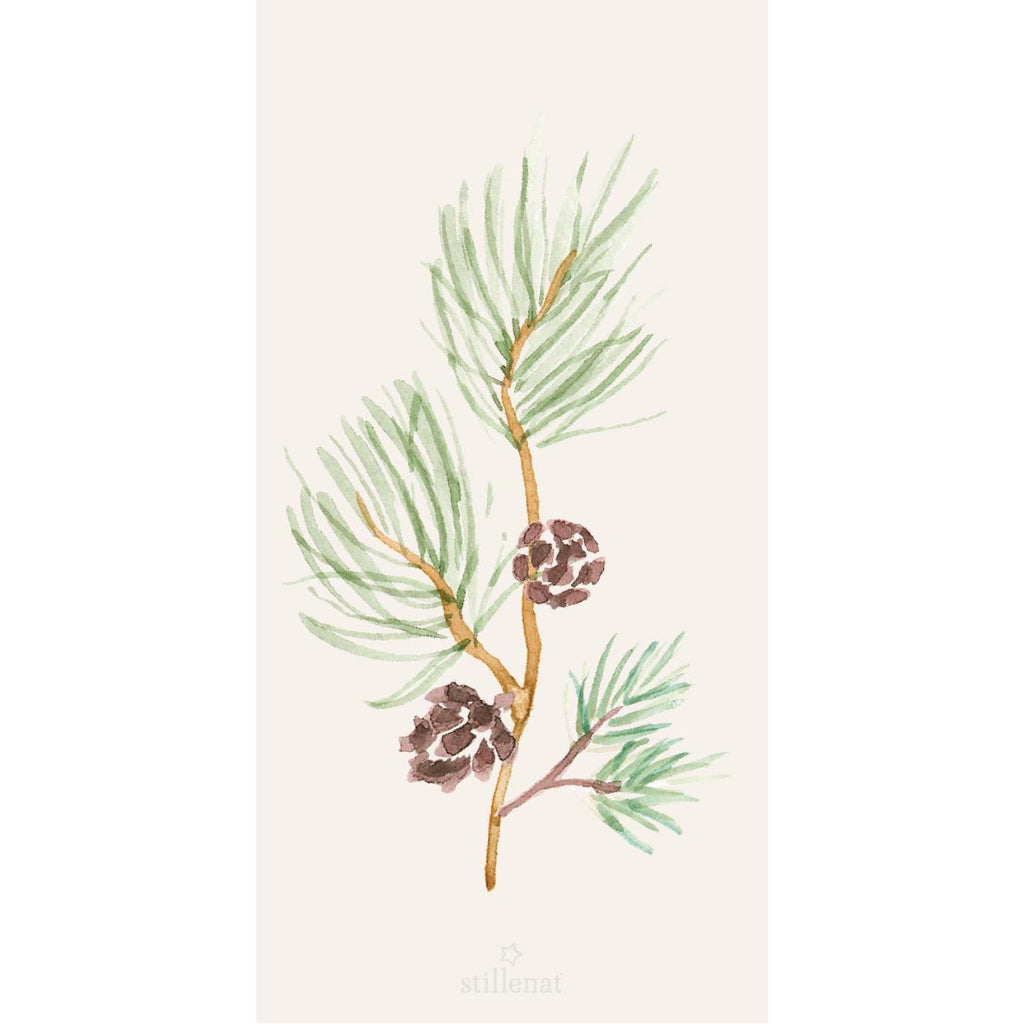 16 Paper Napkins - Pine Cones and Branch 40cm | Annie Mo's