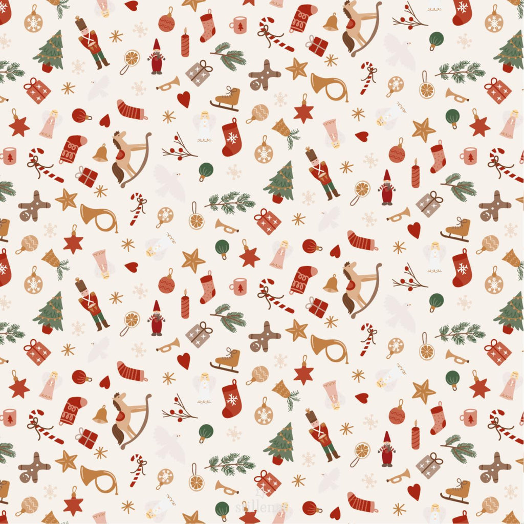 50 Square Paper Napkins - My Nostalgic Christmas 40cm | Annie Mo's