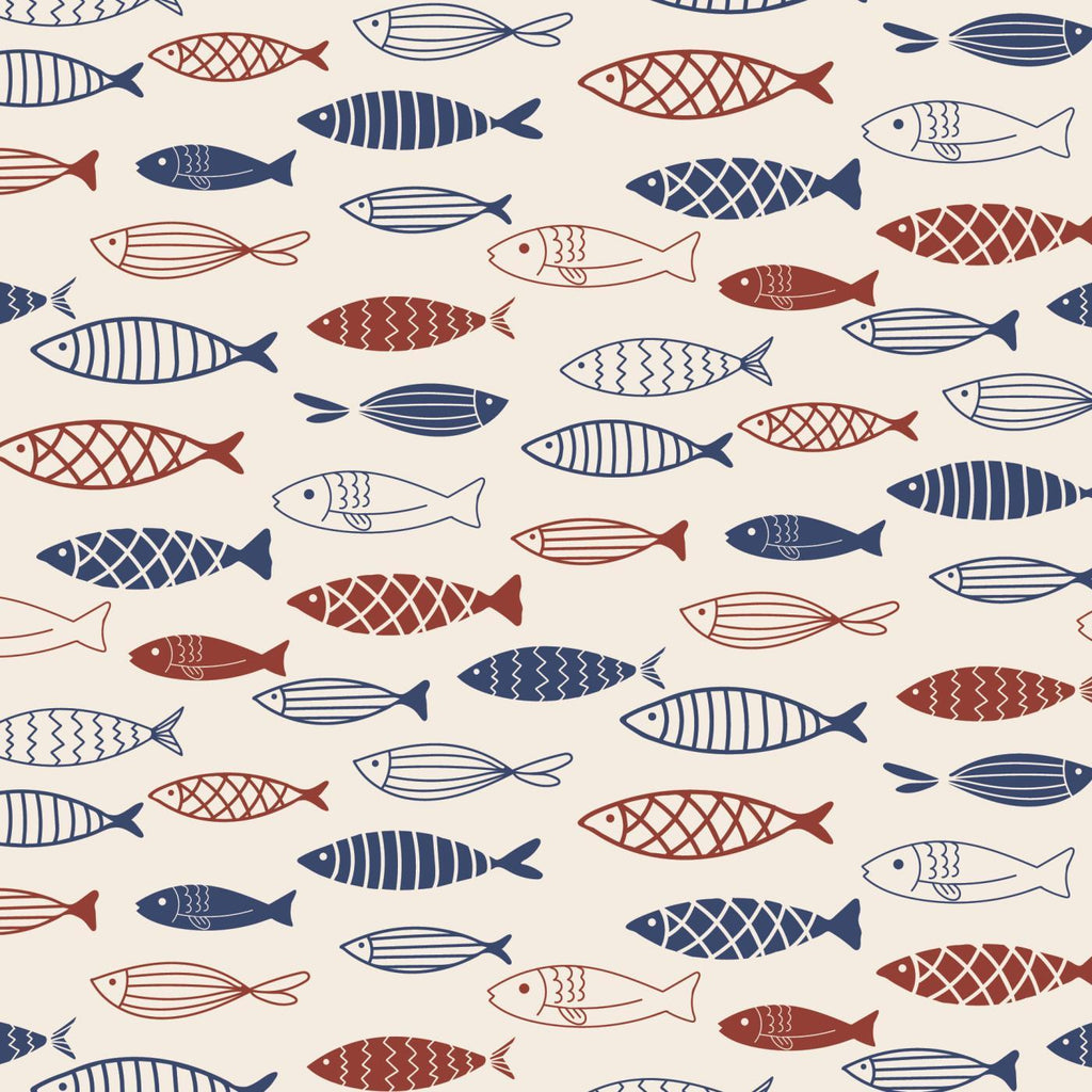 Shoal of Fish Paper Napkins - 20 Pieces per Pack