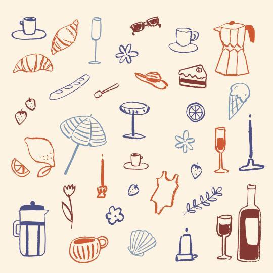 Dolce Vita Paper Napkins - 20 Pieces per Pack