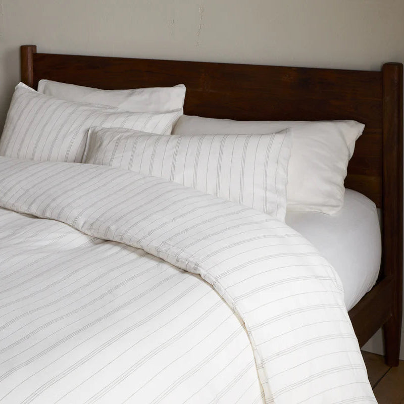 Anta Hemp and Cotton Duvet Cover - Sage Green - Size Choice | Annie Mo's