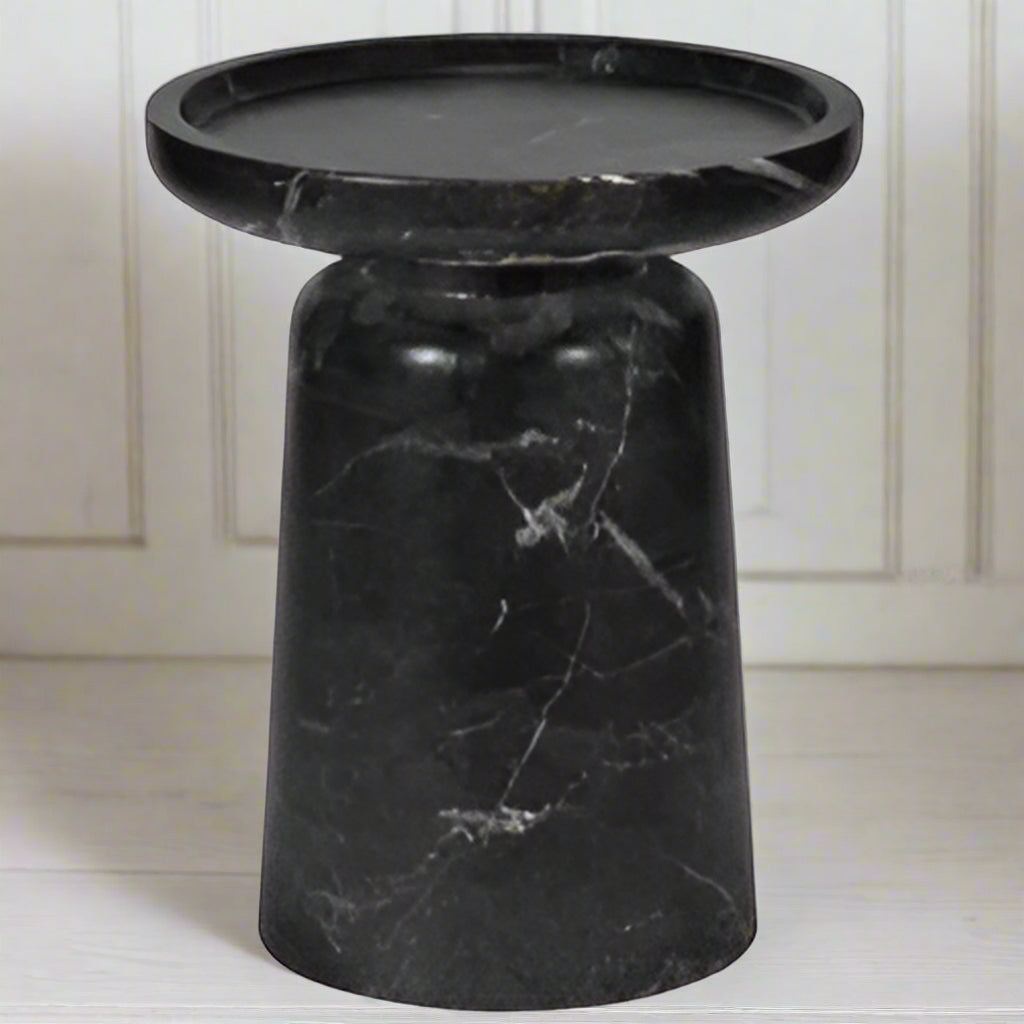 Knoll Lamp Table (Black) 53cm | Annie Mo's