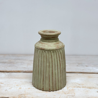 Rena Terracotta Vase - Green 20cm | Annie Mo's