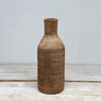 Flen Terracotta Vase - Antiqued 30cm | Annie Mo's