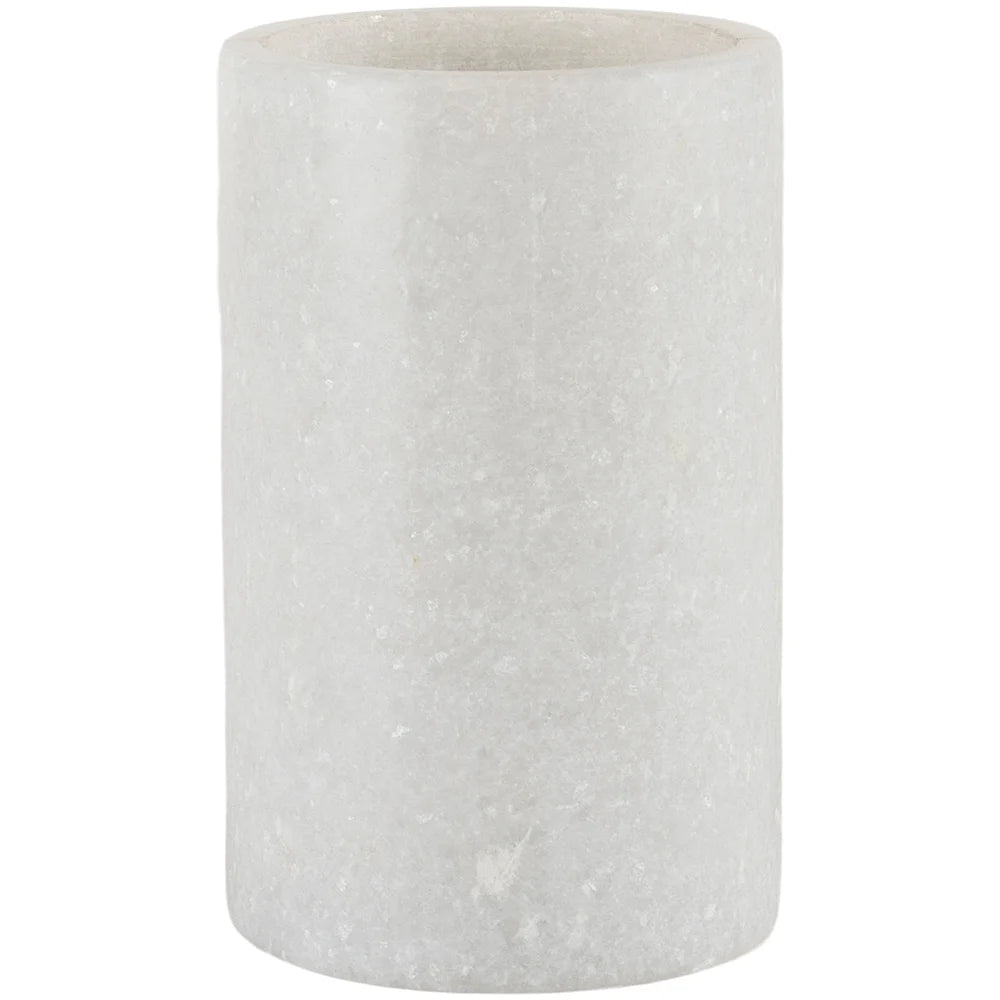White Marble Tumbler 10cm