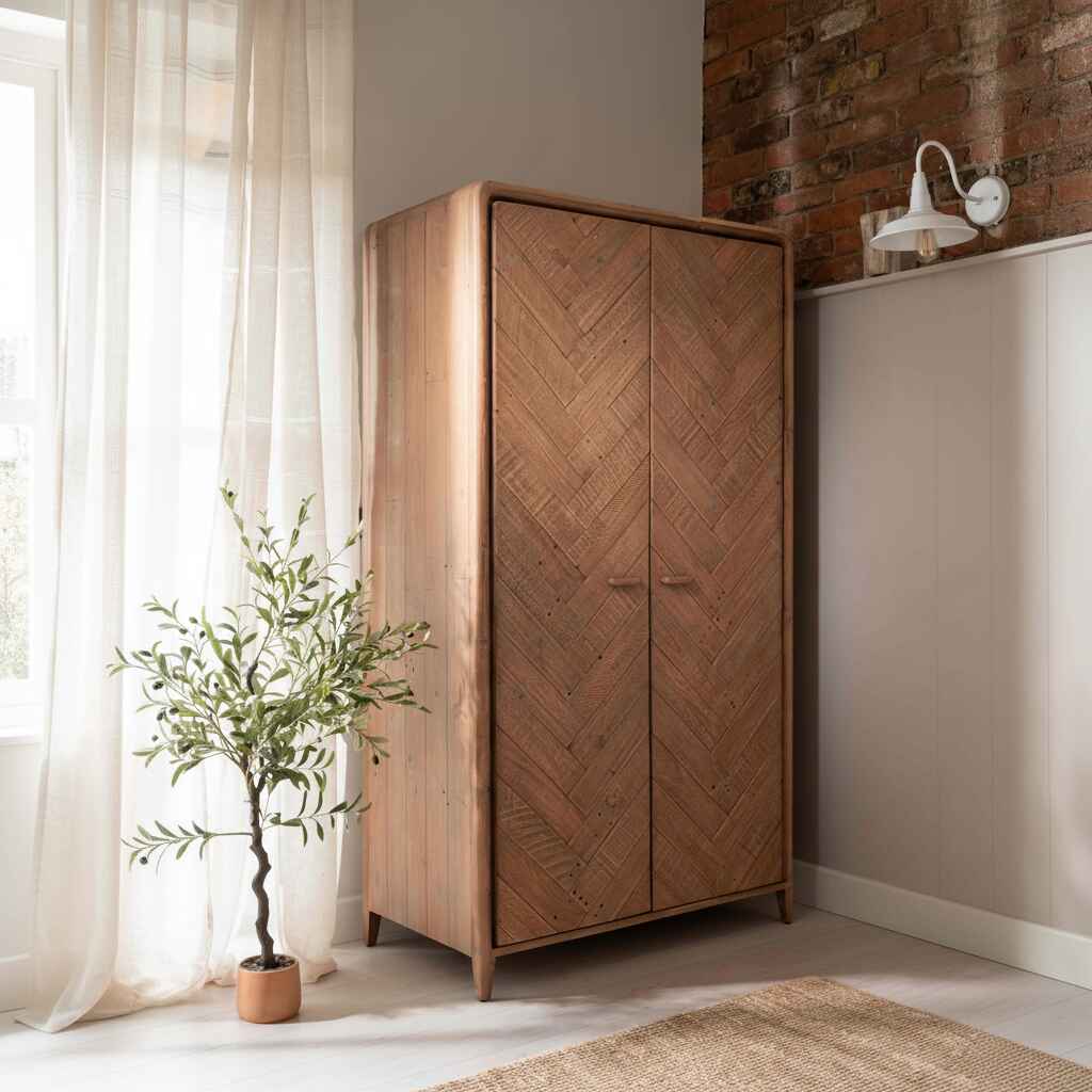Atauro Double Wardrobe 195cm b