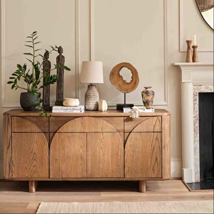 Austin Oak Wide Sideboard 160cm
