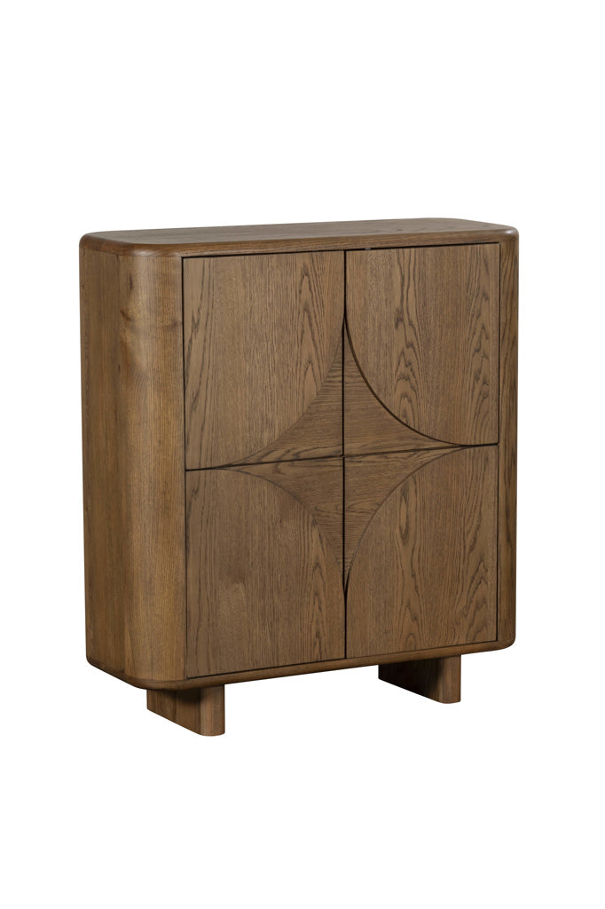 Austin Oak Highboard 100cm