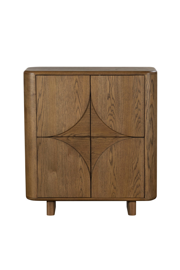Austin Oak Highboard 100cm