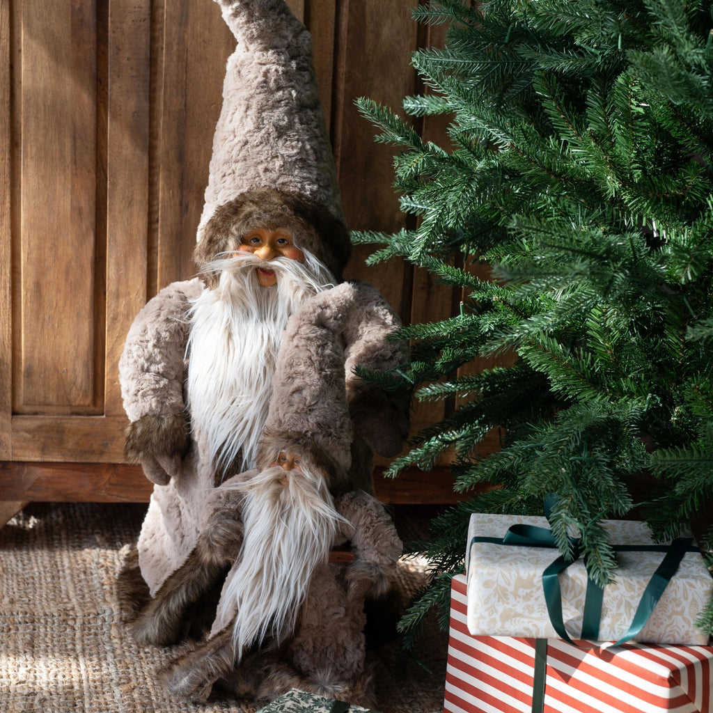 Brown Santa 43cm