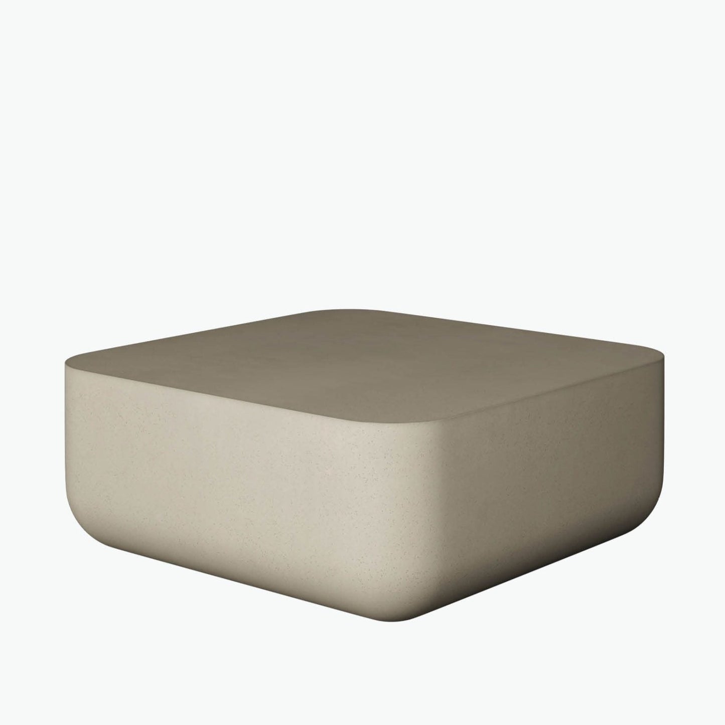 Abigail Ahern Flat Top Coffee Table (Pitted Linen) 75cm