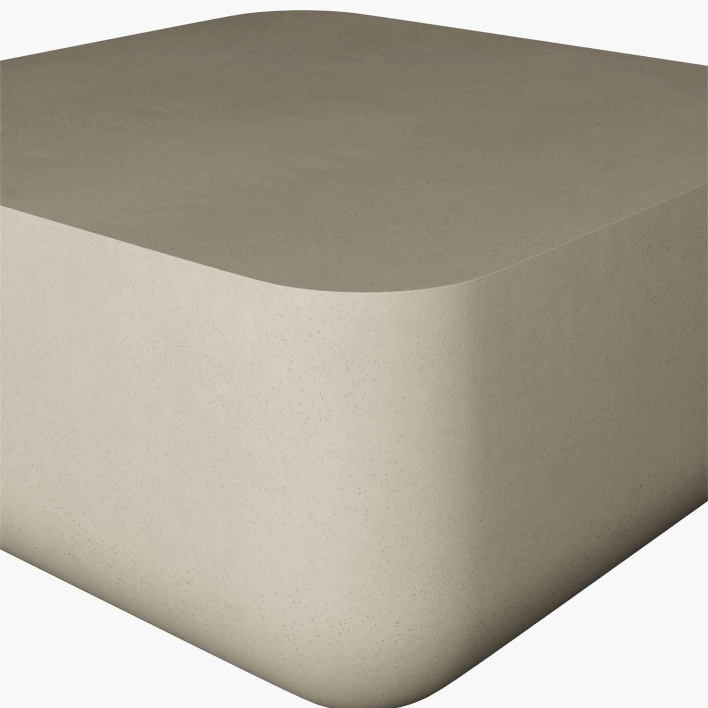 Abigail Ahern Flat Top Coffee Table (Pitted Linen) 75cm-A