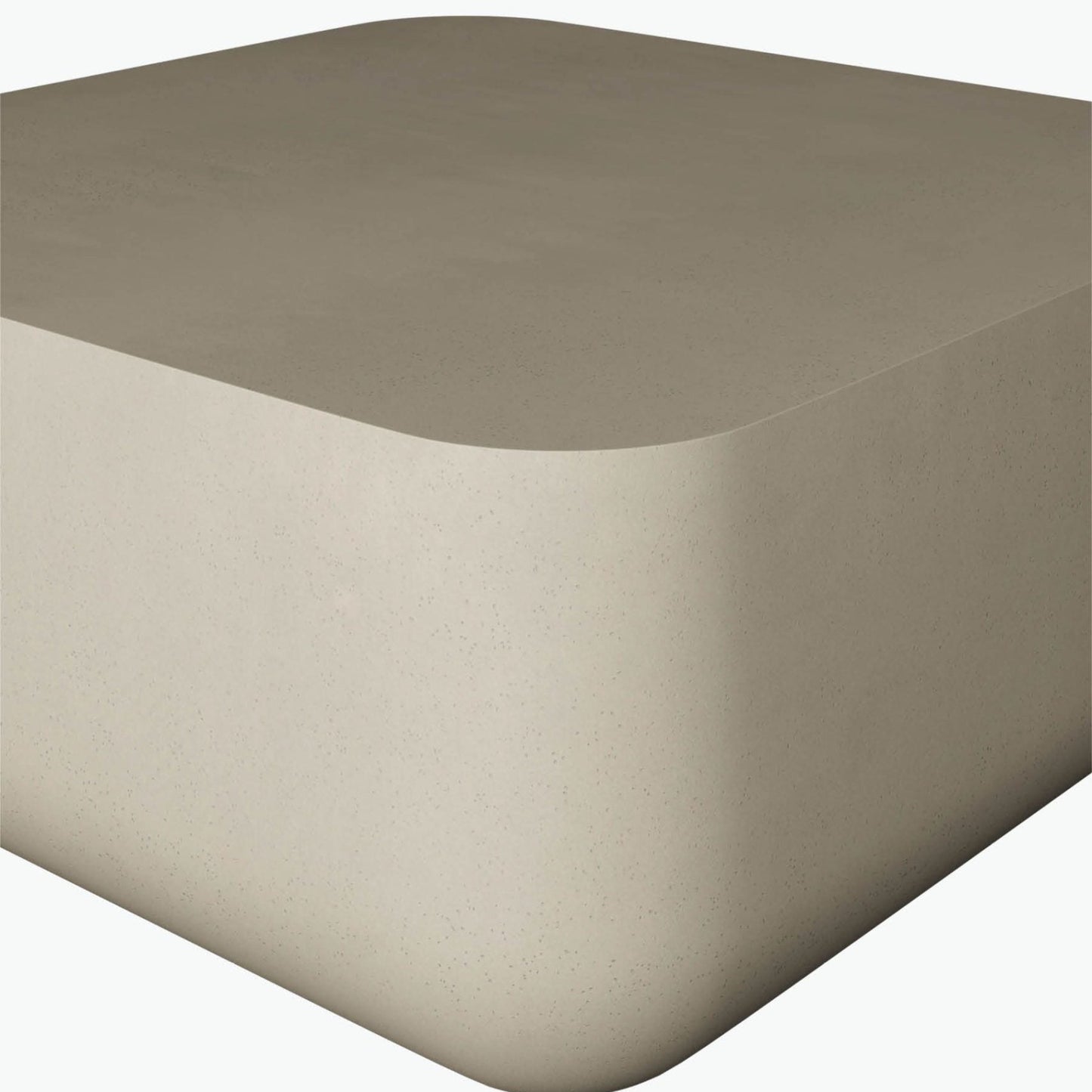 Abigail Ahern Flat Top Coffee Table (Pitted Linen) 75cm