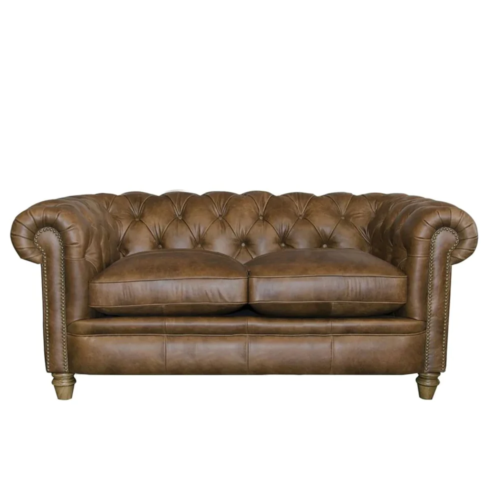 Abraham Junior Small Sofa | Leathers | Annie Mo's