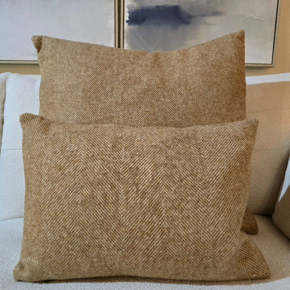 Abraham Moon Herringbone Camel 1