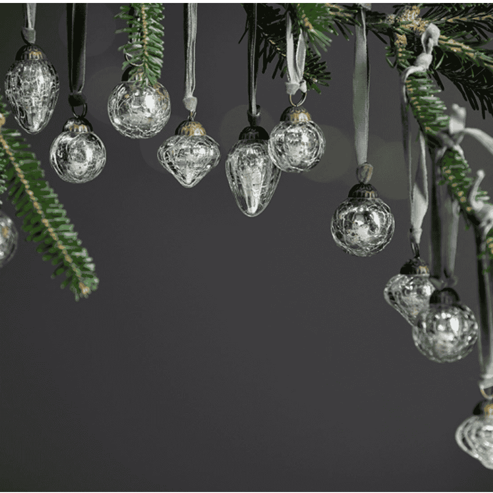 Adisa Bauble Jar - Antique Silver - Set of 16-3