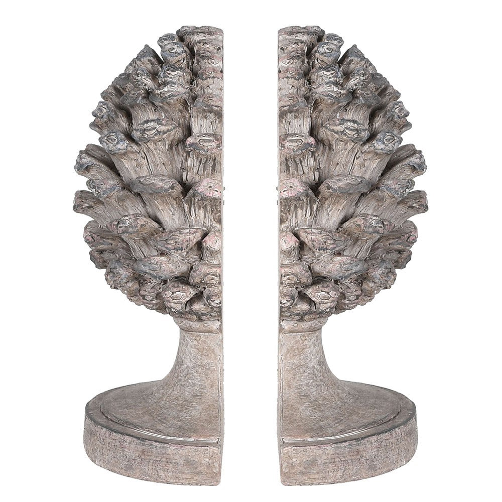 Aged Artichoke Book Ends 25cm | Annie Mo's-C