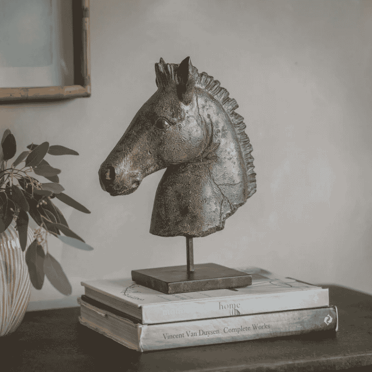 Alderton Horse Head Sculpture 33cm | Annie Mo's