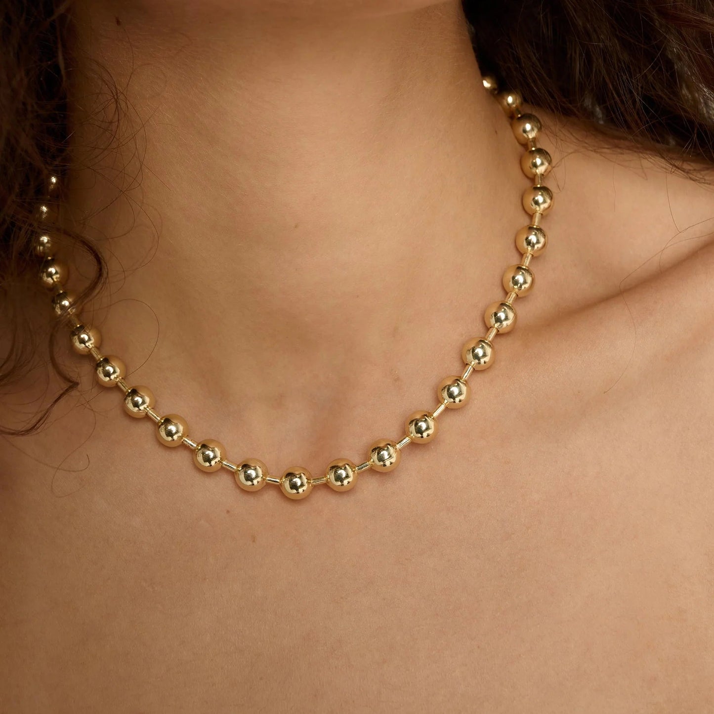 Align Necklace - Gold | Annie Mo's5