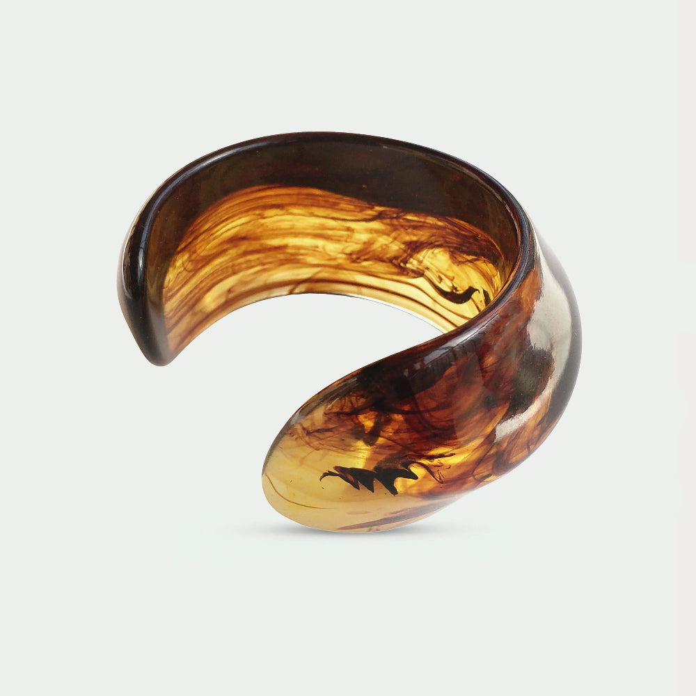 Amber Resin Bangle | Annie Mo's3