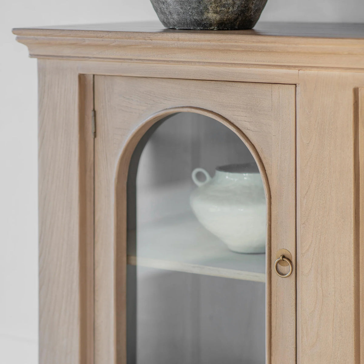 Ambersham Reclaimed Elm Display Sideboard 225cm-D