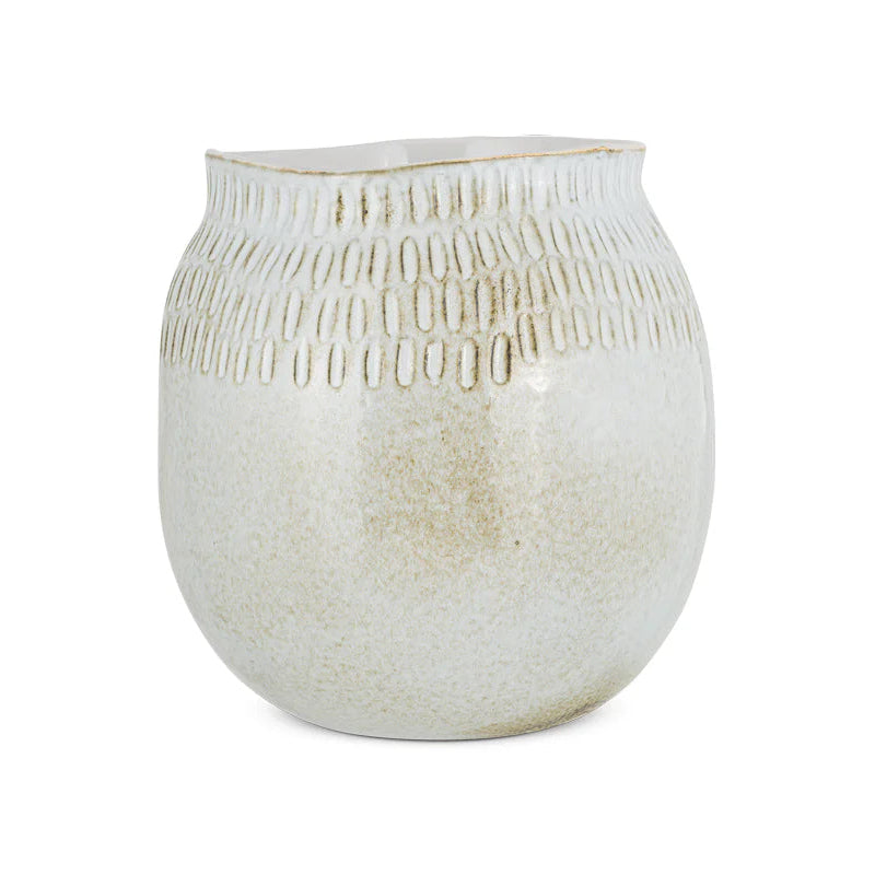 Anjuna Reactive Glaze Ceramic Vase 23cm | Annie Mo's B
