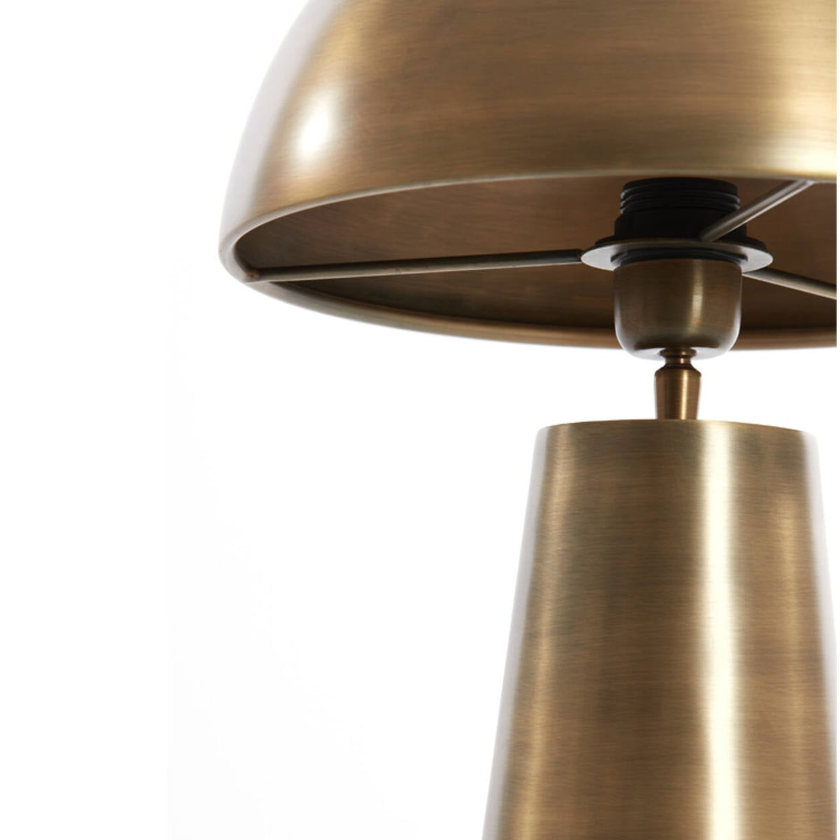Antiqued Bronze Dome Top Metal Lamp 52cm-D