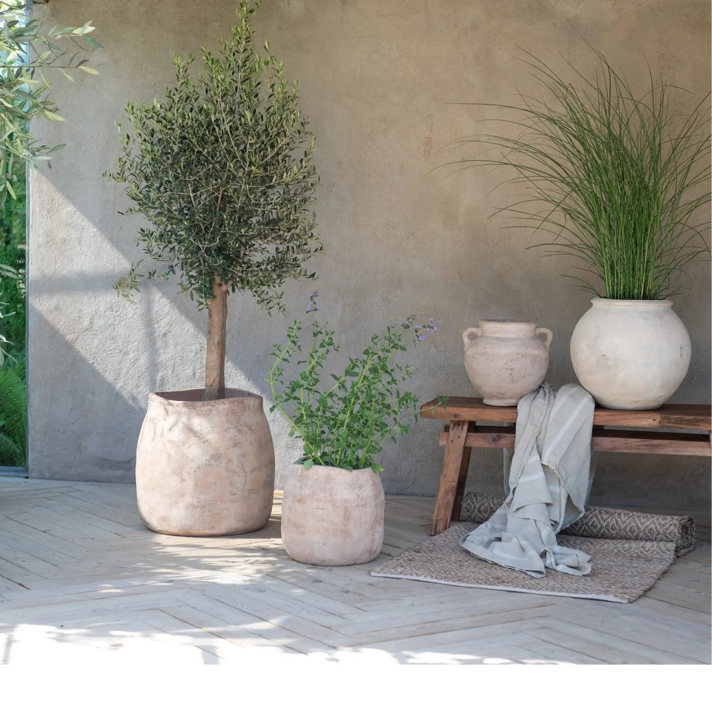 Antiqued Terracotta Katy Planter 32cm | Annie Mo's C