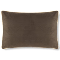Arthur Large Oblong Cushion Velvet | Mole 60x40cm | Annie Mo's