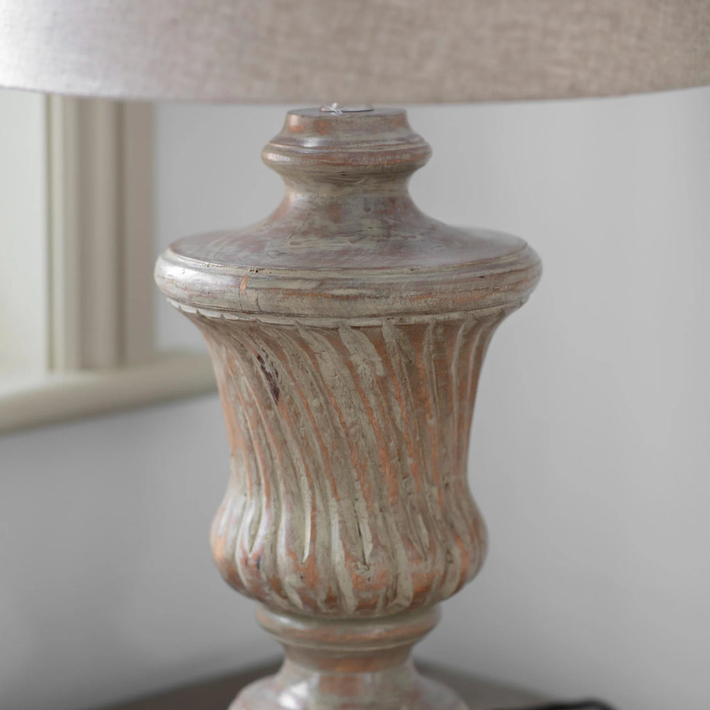Fort William Wooden Table Lamp 48cm