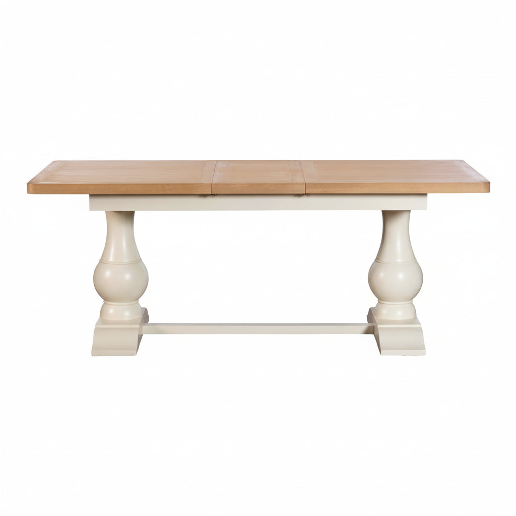 Burford Extending Pedestal Dining Table 160cm-200cm D | Annie Mo's