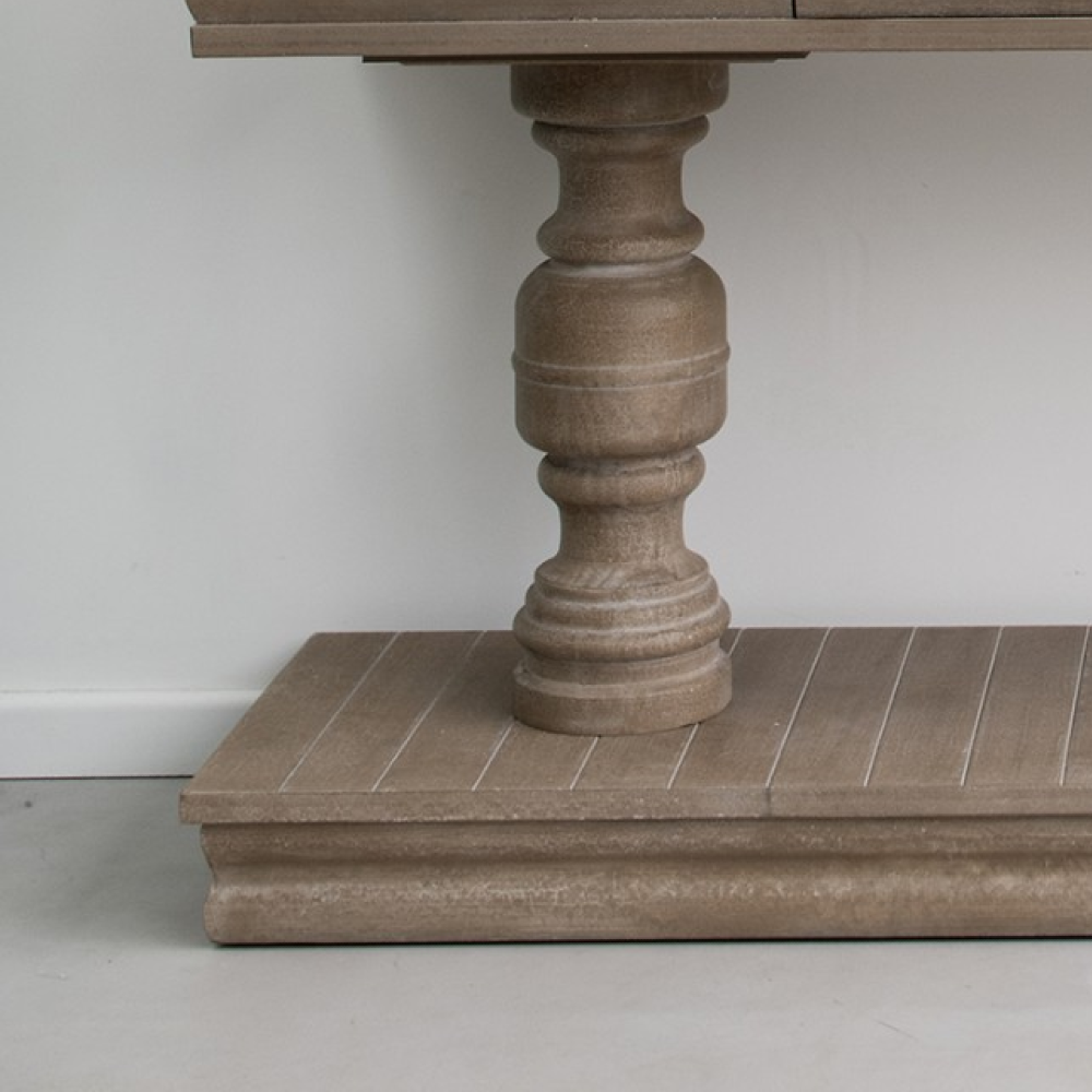 Ilkley Distressed Weathered Console Table 180cm