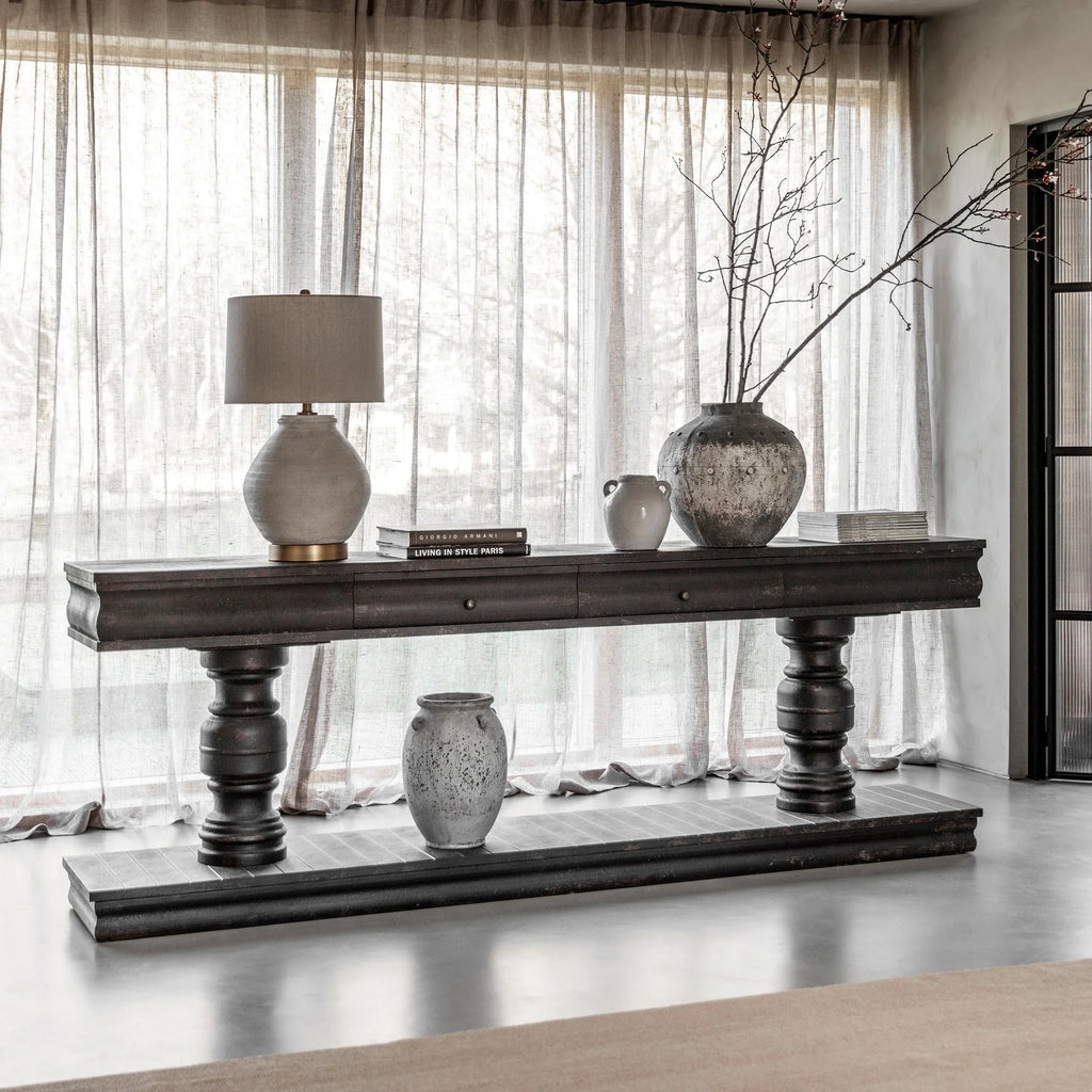 Clovelly Large Heritage Console Table 240cm