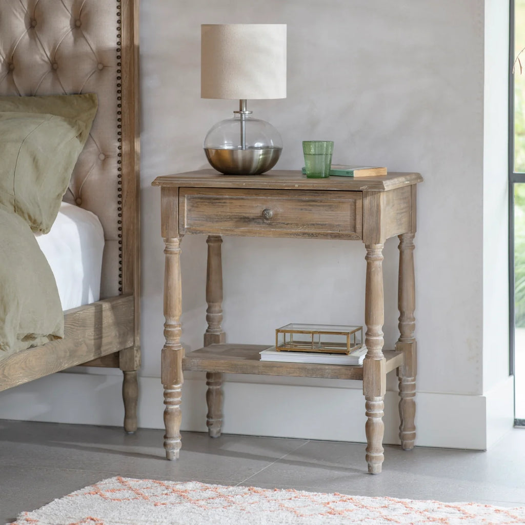 Ilkley Single Drawer Side Table 65cm | Annie Mo's